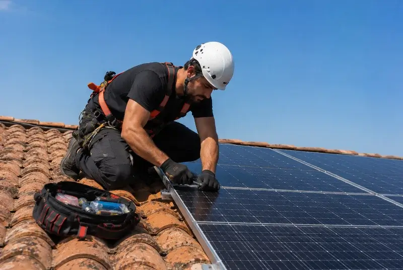 Maintenance et monitoring de panneaux solaires à Saint-Martin-Lalande